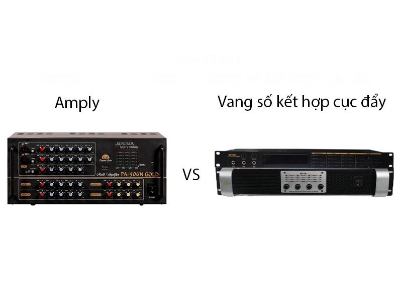 Cách phối ghép cục đẩy công suất với amply và vang số hiệu quả